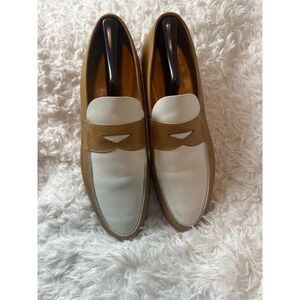 Canali Men's Two-Tone Leather Shoes – Size 10.5D